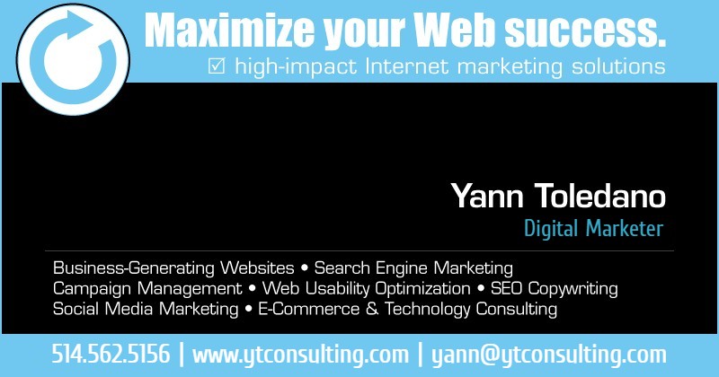Yann Toledano, Internet marketing professional